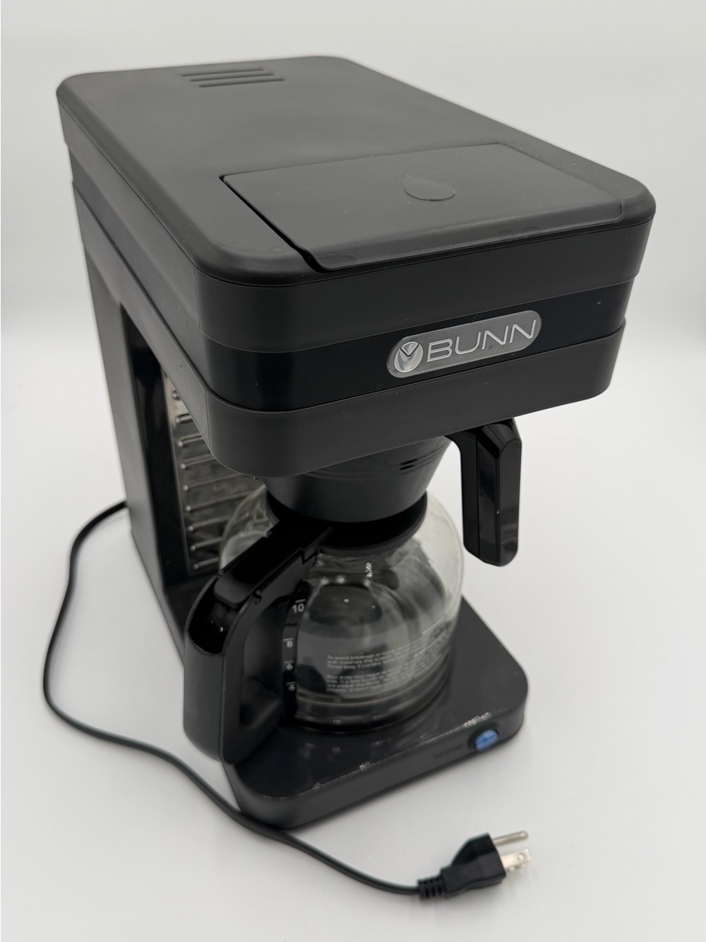 BUNN Black Drip Coffee Maker with Glass Carafe